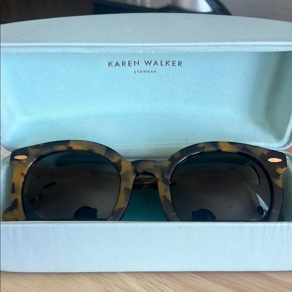 Karen Walker Tortoise Shell Sunglasses